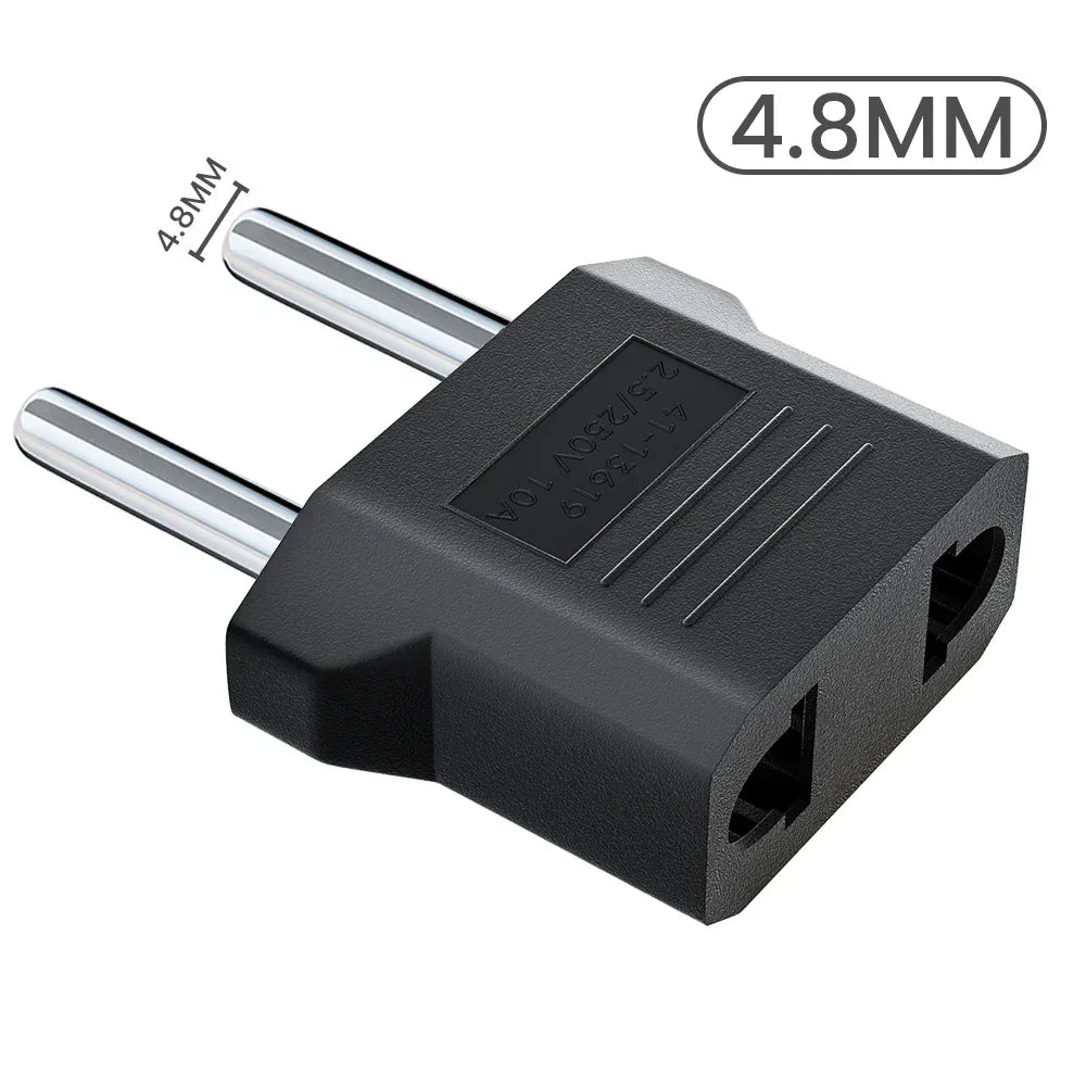 Uyellow US To EU Plug Adapter EU Euro KR Plug Adapter Travel KR Adapter Electric EU KR Plug Converter Power Socket Europe