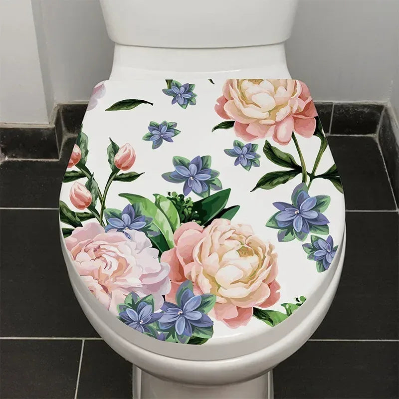 Toilet Sticker Strong Adhesive Toilet Sticker Decorative Sea Fish Toilet Sticker Waterproof Adhesive For Home 2025 Christmas