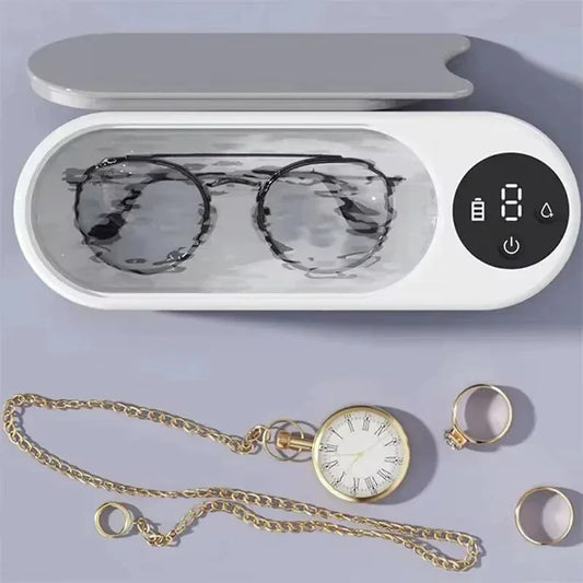 Clean Ultrasonic Cleaner Portable Household Cleaning Machine Jewelry Cleaner Machine Ring Glasse Makeup Brush Cleaner New