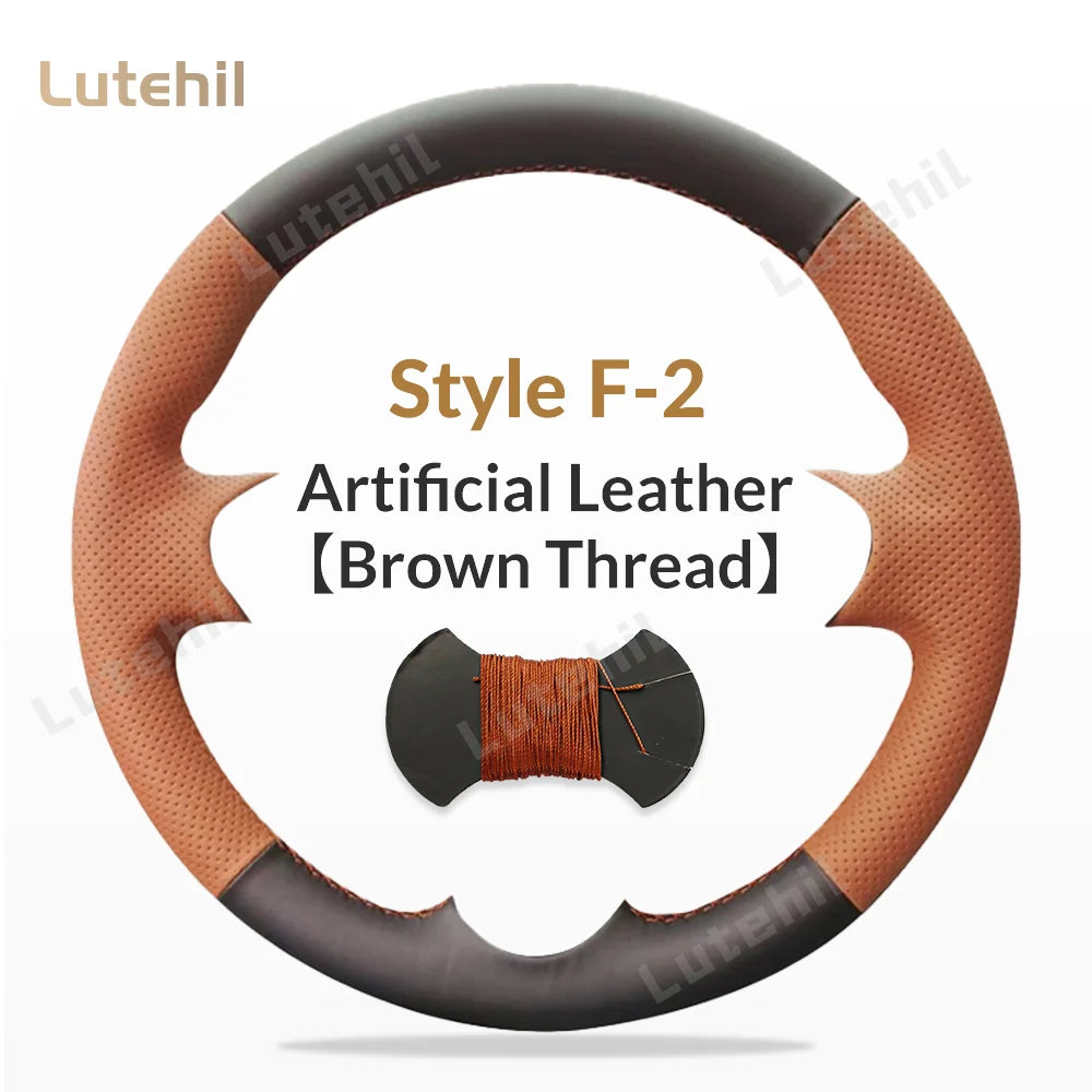 For Seat Ibiza 2004 2005 2006 Custom Car Steering Wheel Braid Cover Hand Sewing DIY Artificial leather Suede Car Accessories by PDG ibma