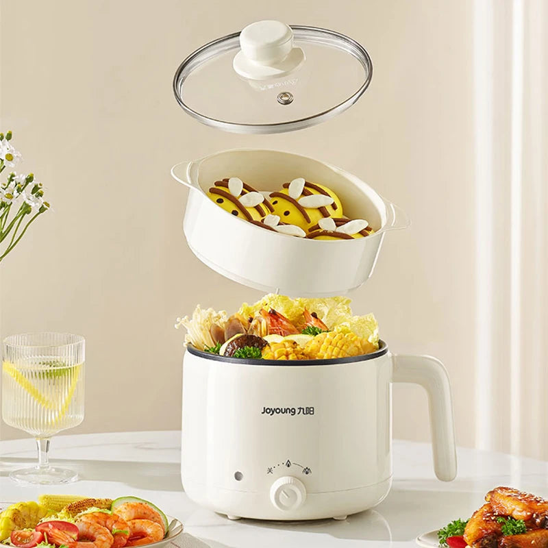 Joyoung Multi Electric Cooker Non-stick Coating Liner Electric Cooking Pot Mini Hot Pot For Home Kitchen 800W