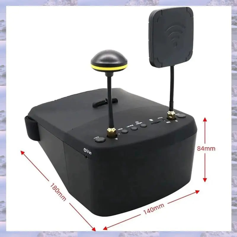 N75R-EV800D 5.8G 40CH 5 Inch 5.8G 40CH 5 Inch 800X 480 HD DVR Diversity FPV Goggles With Battery For RC Drones And Models