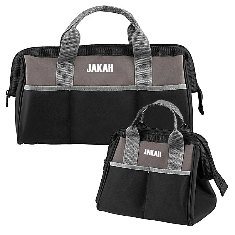 10-inch & 18-inch Tool Storage Bag, Zip-Top Wide Mouth Tool Tote Bag