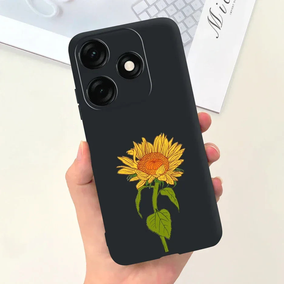 For Tecno Spark 20 Case Spark 20C BG7n Prety Girls Butterfly Painted Phone Case For Tecno Spark 20 Pro Spark20 C Soft TPU Fundas