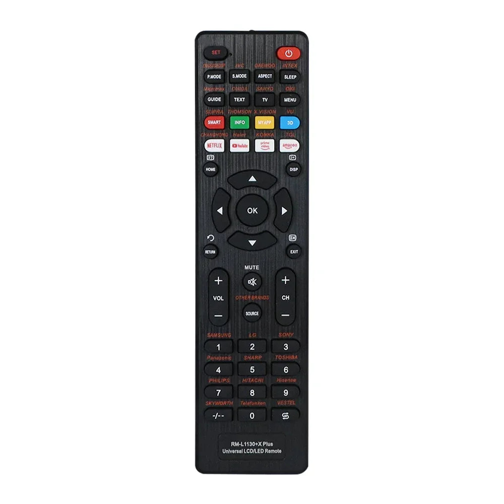 Universal Remote Control Rm-L1130+X For All Brand Tv Smart Tv Remote Control Comfortable To Use For LED TV Or LCD TV