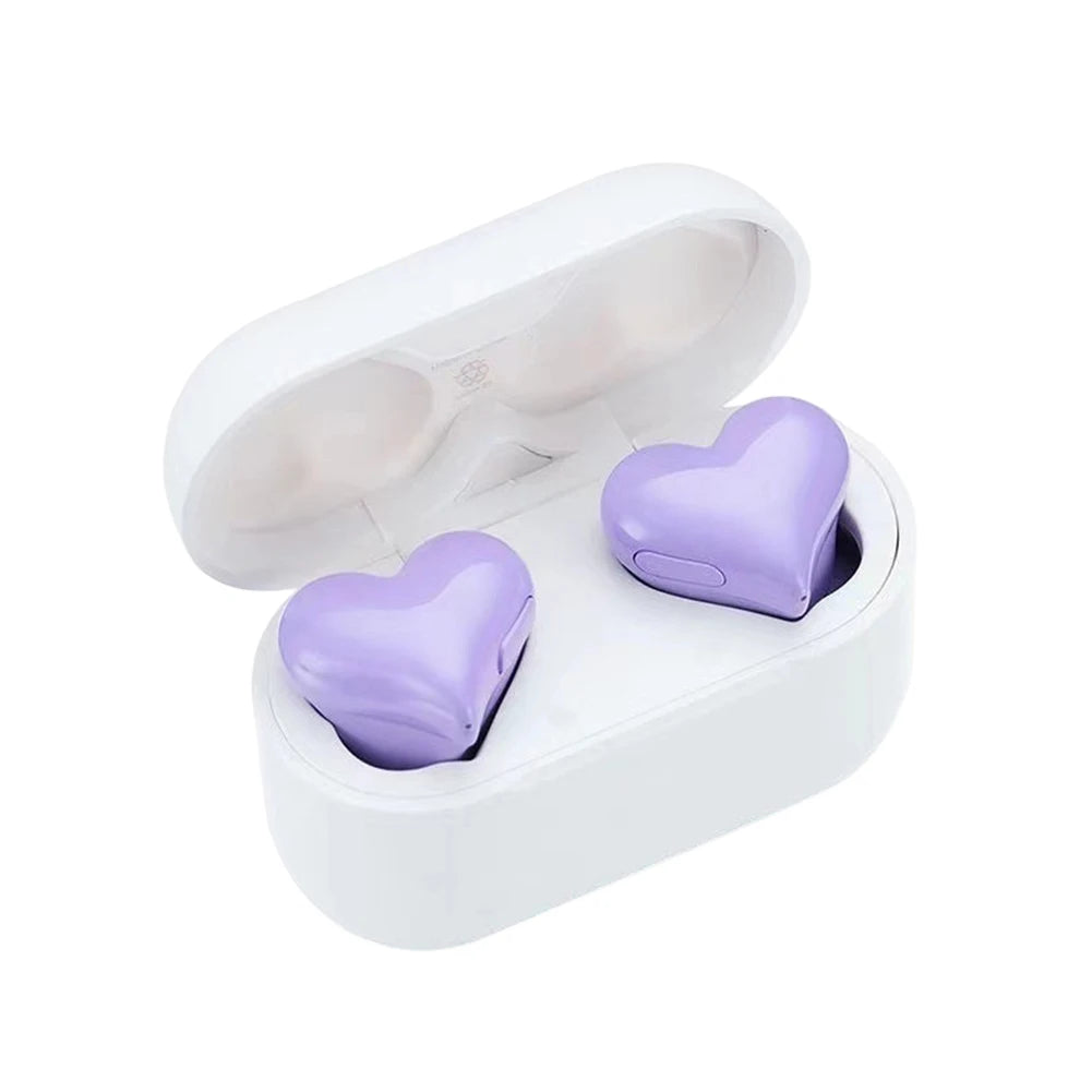 Wireless Earphones Game Earbuds Heartbuds Bluetooth-compatible In Ear Noice Cancelling for Student Girl Women