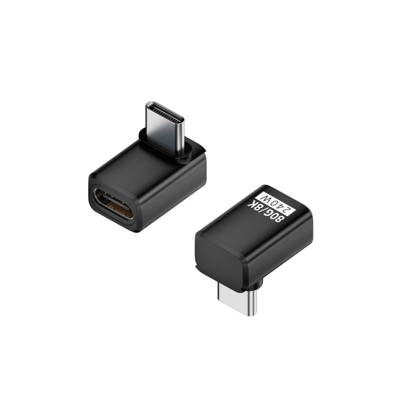 PD240W 80Gbps USB C Adapter Type C Female to Male Adapter Extender 8K@60Hz Fast Charging Converter for iPhone Xiaomi Macbook