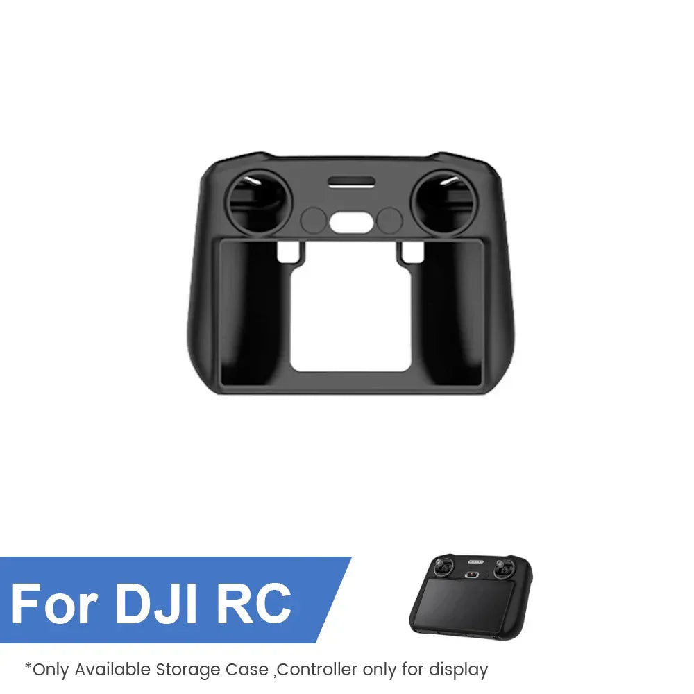 Silicone Case Protective Cover for DJI Mini 3/Mini 4/Mini 5 Pro/Flip/AIR 3S/Mavic 3/4 Pro/Neo/RC/RC 2 Remote Control Accessories