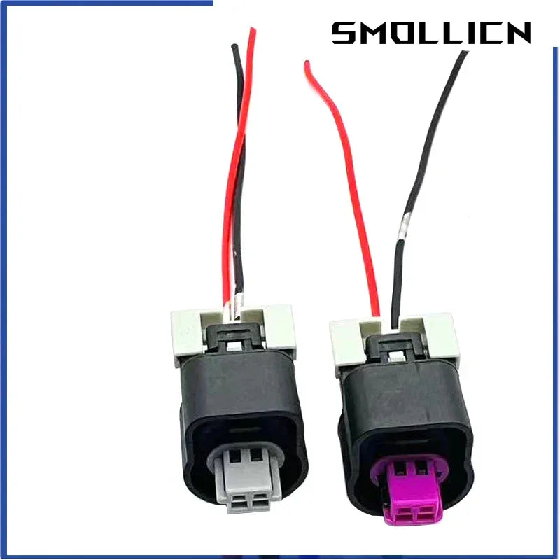 1 Set 2 Pin Auto Camshaft Intake Exhaust VVT Solenoid Valve Wiring Harness Plug For Opel Buick Chevrolet Insignia