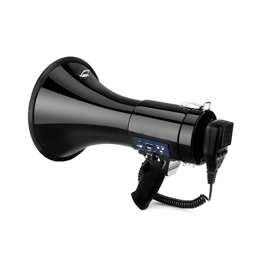 Loudspeaker Multi-function 50W Speaker High-power Megaphone Rechargeable Recording Portable Wireless Outdoor Handheld Tweeter
