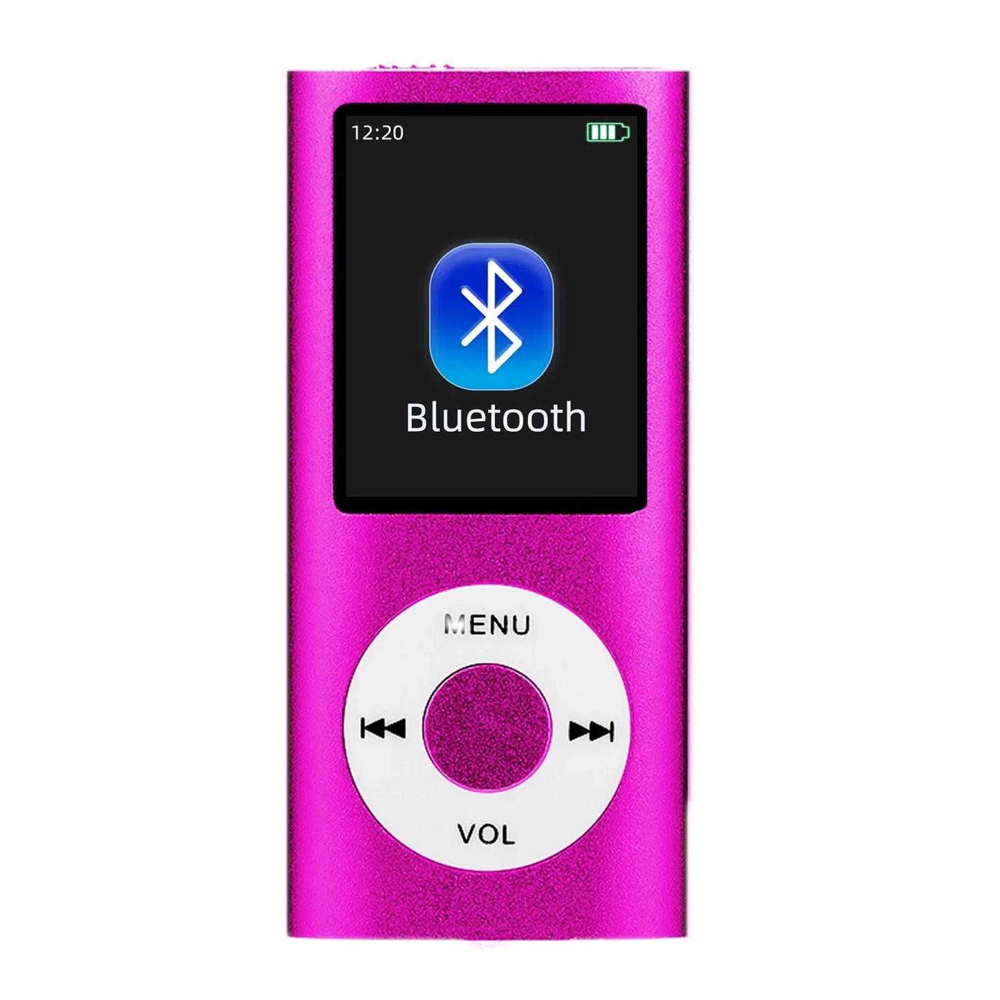 MP3 Player with Earphone Data Cable Stylish Multifunctional Lossless Sound Slim 1.8 Inch LCD Screen Portable MP3 Music Players