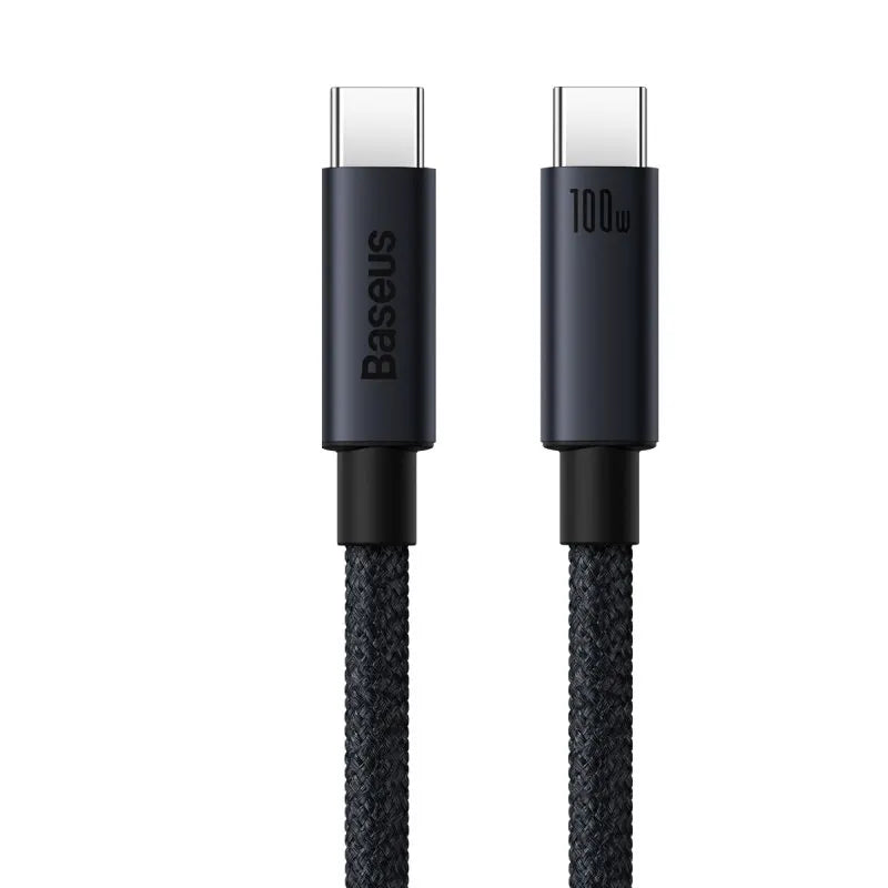 Baseus 100W USB C To Type C Cable For iPhone 16 15 Plus Pro Max PD Fast Charging Charger Cable For Macbook Xiaomi Samsung