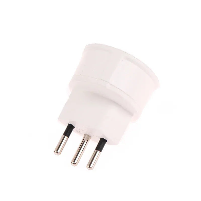 1 Pc European France To Swiss Plugs Travel Adapter 3 Pin Plug 10A 250V Power Plug EU To Switzerland Electrical Plug Socket