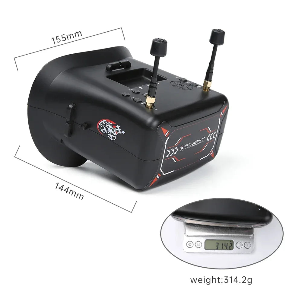 iFlight 4.3inch FPV Goggles 40CH 5.8GHz with DVR Function Built-in 3.7V 2000mAh battery for FPV part