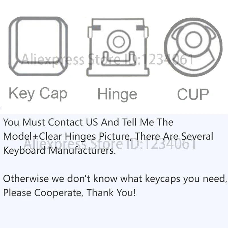 Original Replacement Keycap Key Cap Scissor Clip Hinge Air cushion Rubber pad Button For Notebook Laptop Keyboard Accessories