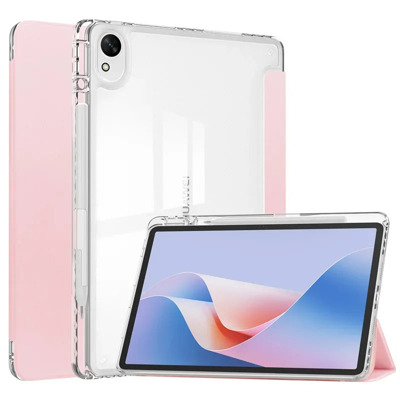 Funda For Huawei MatePad 11.5 2025 Case with Pen Holder Acrylic Clear Hard Stand Cover For Huawei MatePad 11 5 2025 Case TXZ-W09