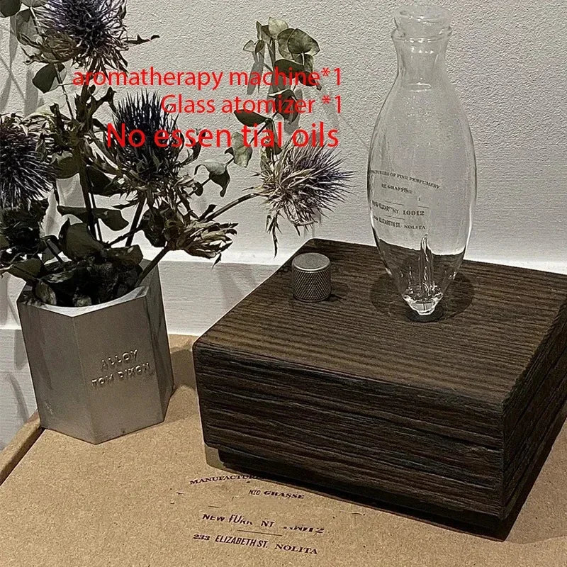 Aroma Diffuser Vintage Tungsten Filament Lamp Aromatherapy Machine Humidifier Lighting Sandalwood Pure Essential Oil Diffuser