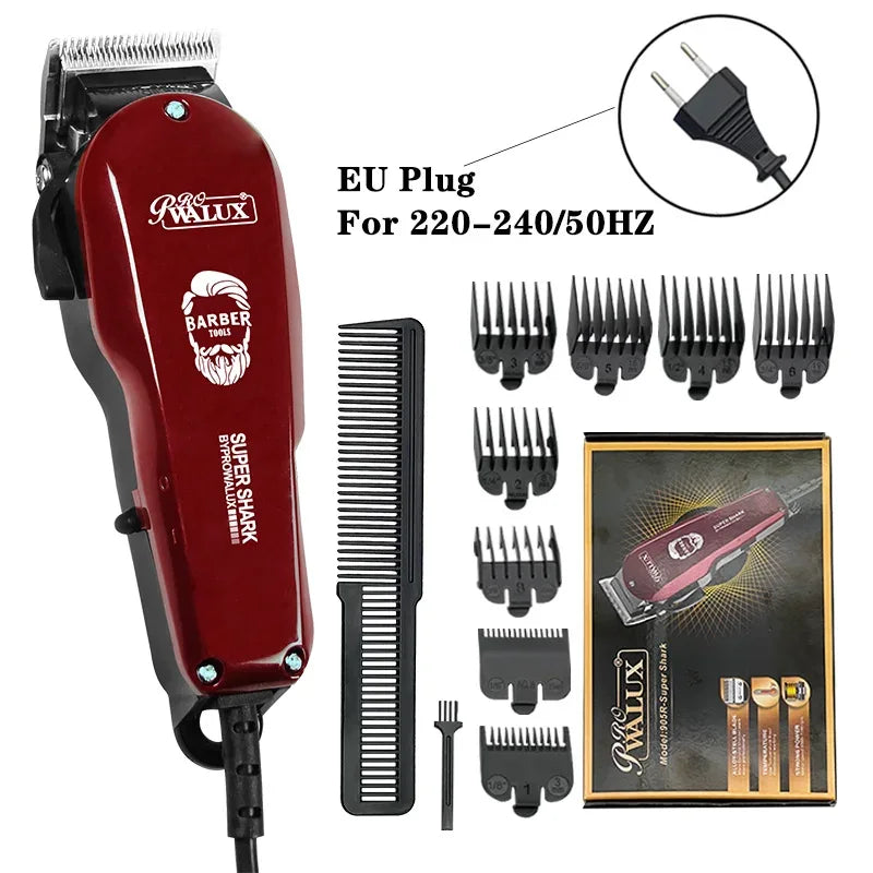 Adjustable Professional Corded Hair Clipper Hair Trimmer For Men 10W Electric Powerful Barber Shop Haircut Machine Tapering