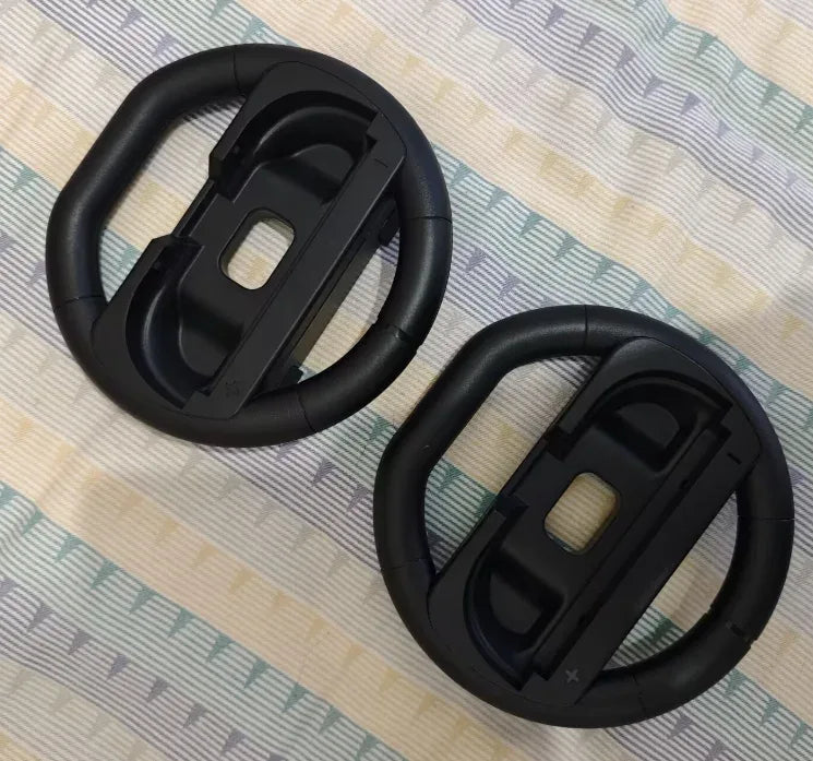 2 Pcs/Set Racing Steering Wheels for Switch 2 JoyCon Controller Attachment Accessories for Nintendo Switch 2 Mario Kart Games