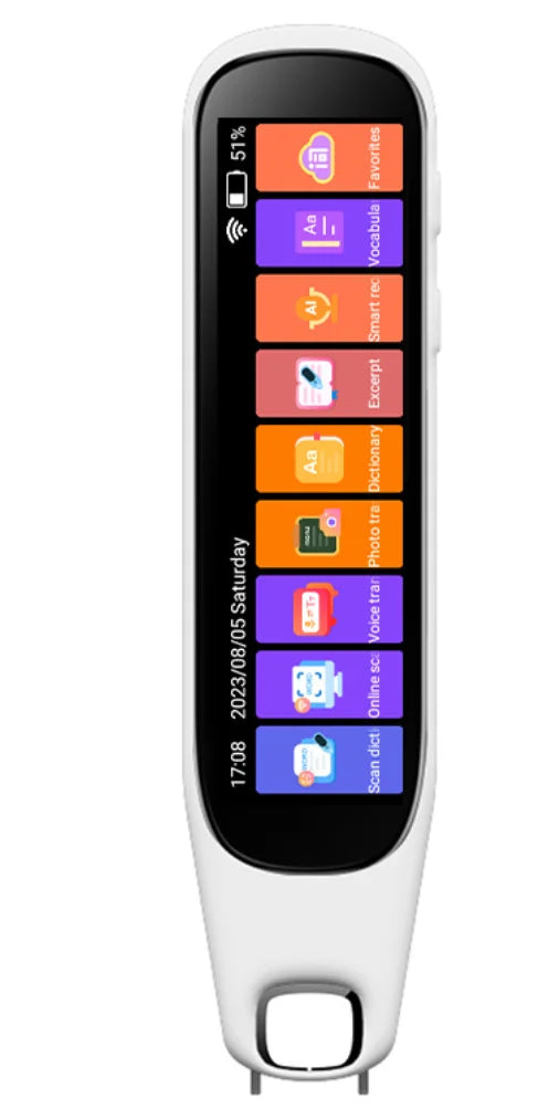 MD21 voice Translation Pen Real Time Intelligent Text Scanning Point Reading Learning Smart Voice Translator Recording Pen