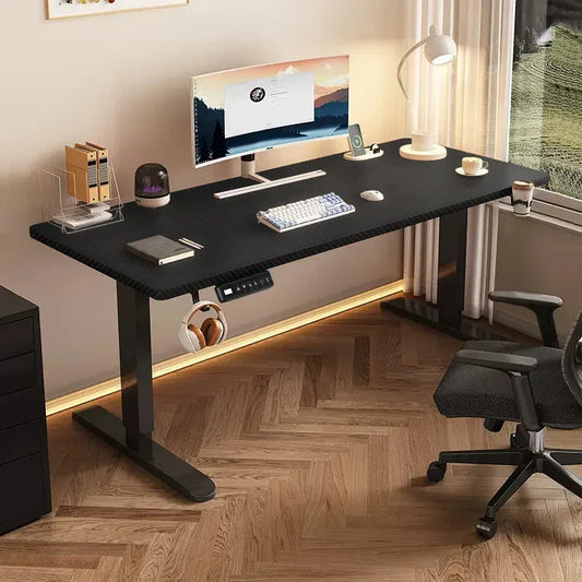 Electric Standing up Desk, Height Adjustable Electric Sit Stand Desk, Computer Desk Height Adjustable for Home Office Study Desk