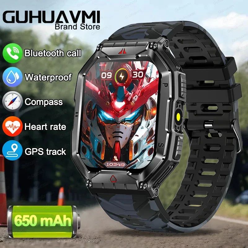 2025 New Men's Smart Watch 360 * 360 HD Touch Screen Sports Waterproof Smartwatch Health Monitoring Bluetooth Call Smart Watches