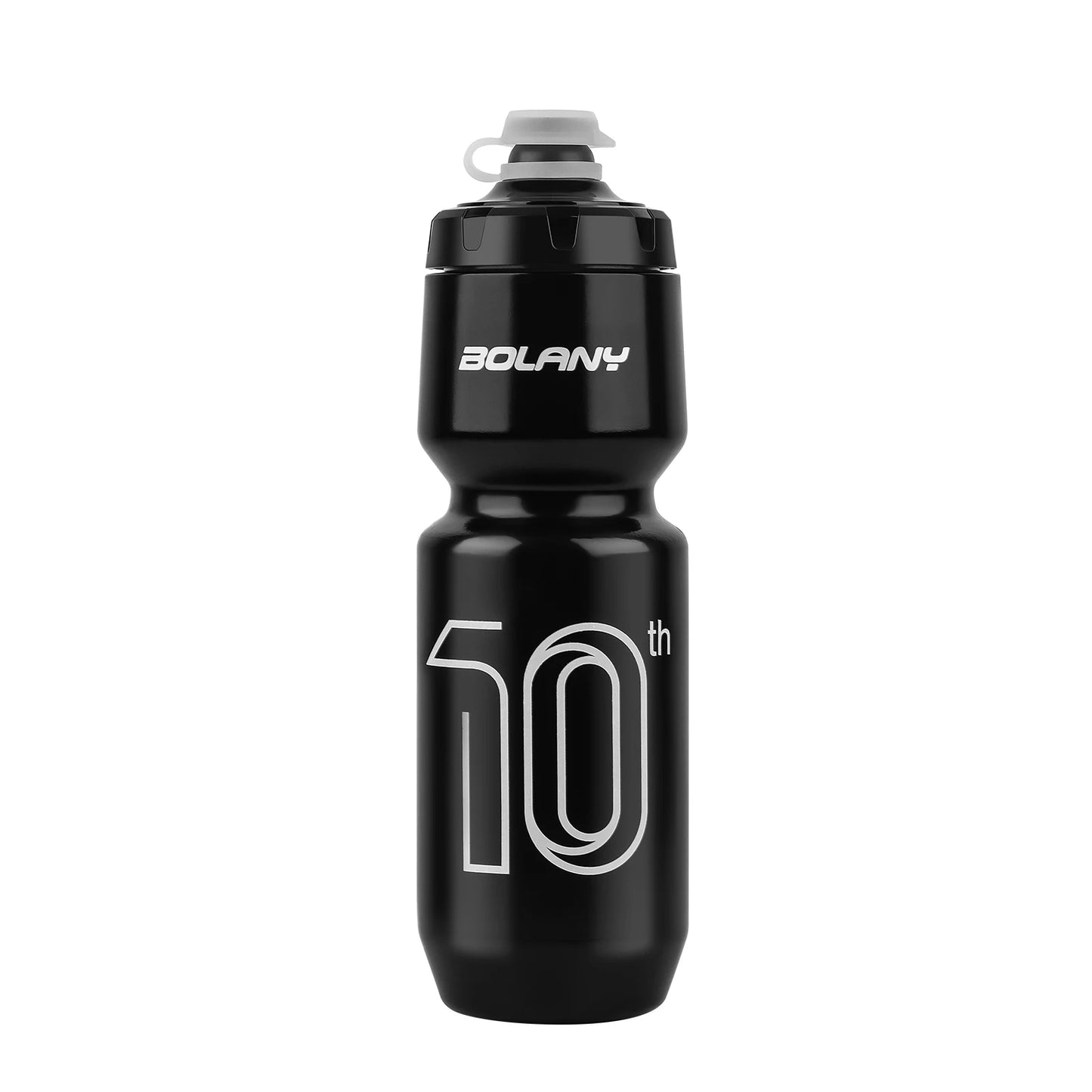 BOLANY 750ML Sports Bottle 10th Rubber Transparent Plastic with lid Bottle Portable Squeeze Drinking Outdoor Cycling Kettle