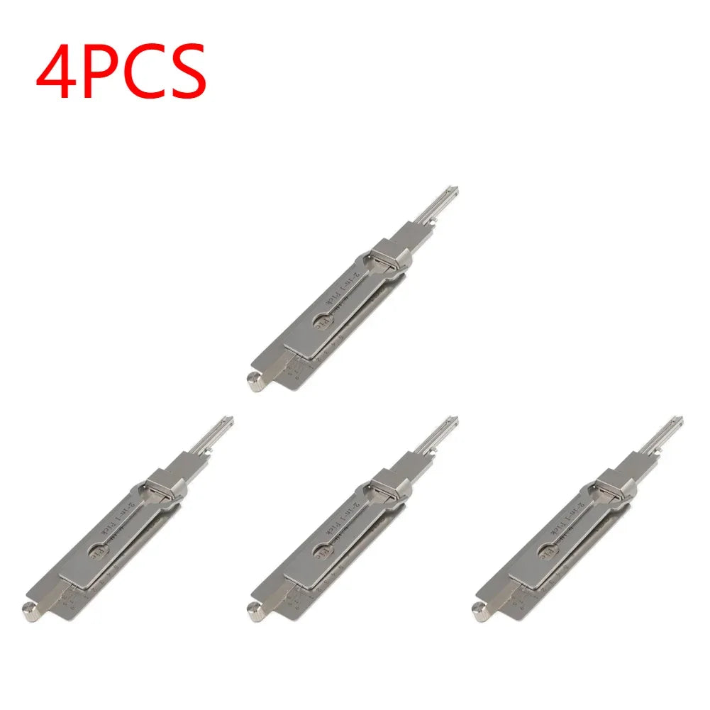 1-4pcs SS001 Key Decoder Tool Pickup Hand Tool Stainless Steel Precision Tool O-ring Pickup Kit Maintenance Repair Kit 