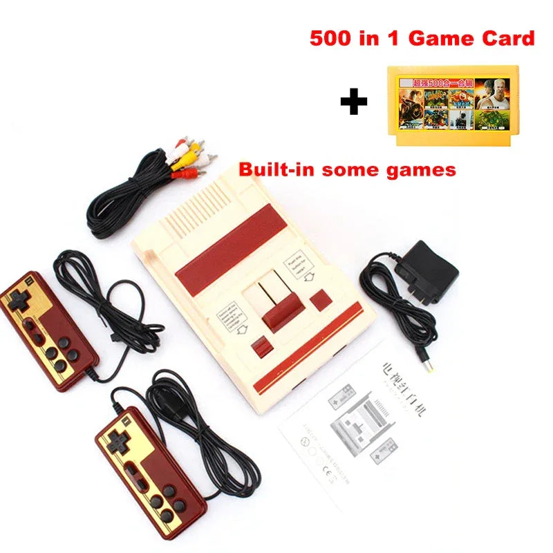 Coolbaby RS 37 red and white game console family game console for NES 8 classic nostalgic for FC video game free game card