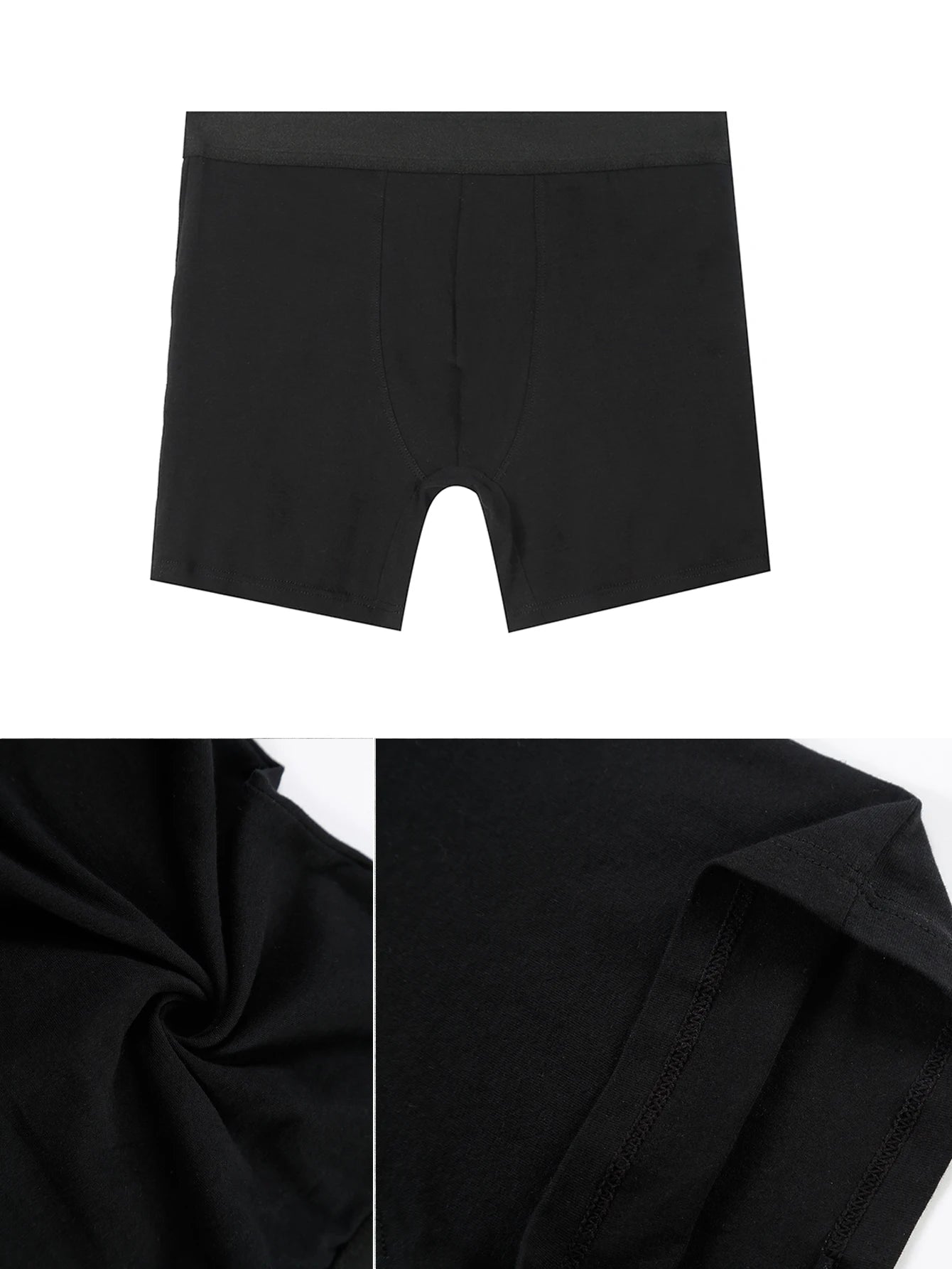 10pcs Mid-Long Boxer Shorts Men Underwear Cotton Male Underpants for Men Sexy Homme Boxershorts Box Panties Slip Hot