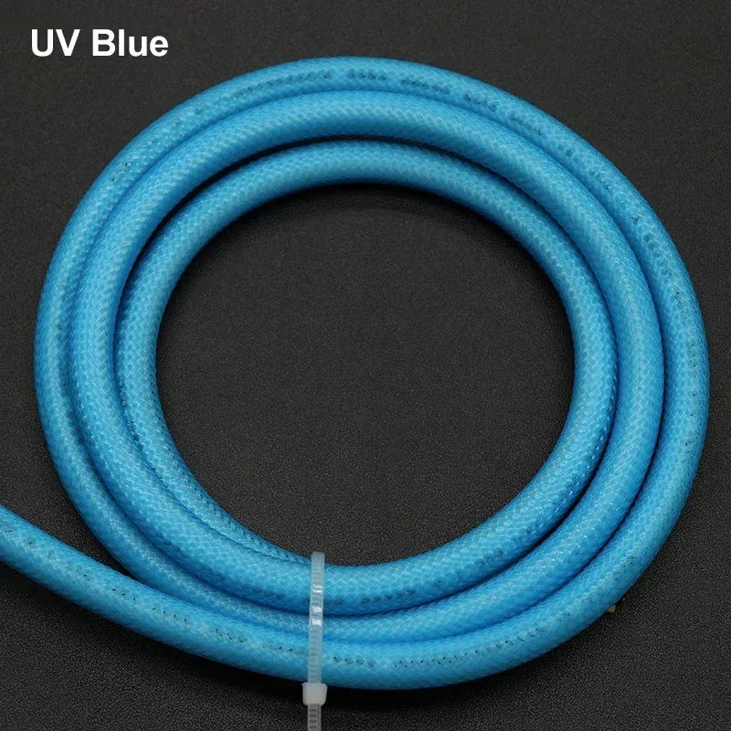 1-50M 2mm Insulated PET Braid Sleeves Sleeving High Density Cable Sheath Wrap Cable Protector Braid For Wires