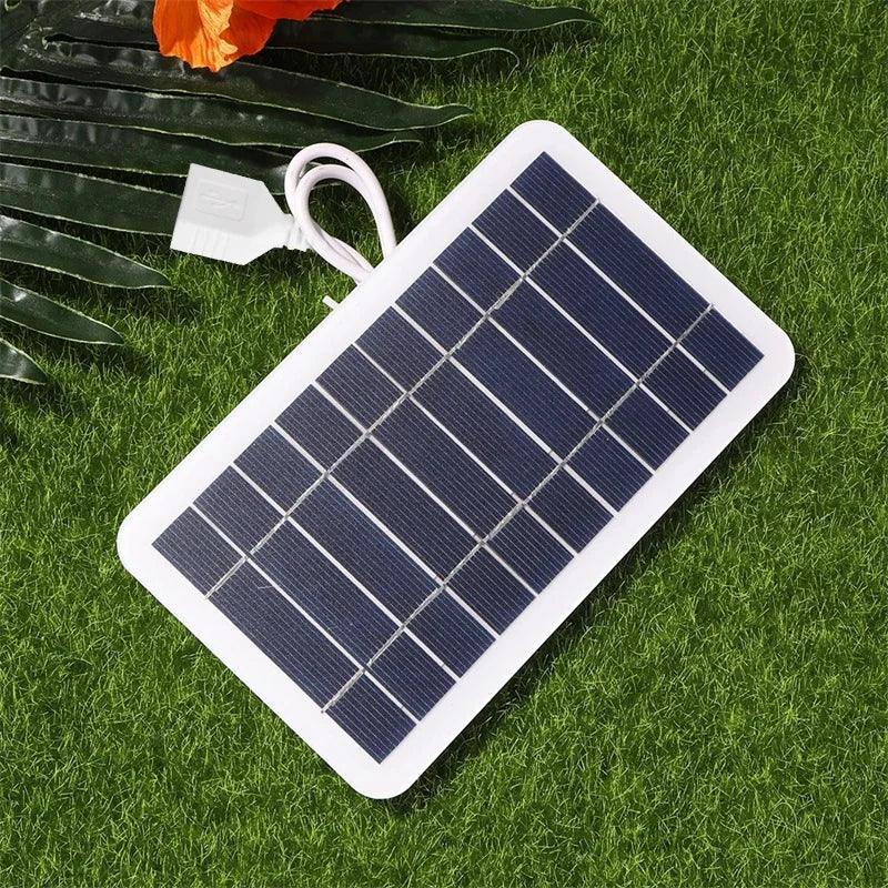 Portable Solar Panel With USB for Outdoor Hiking Camping Mobile Phone Battery Charging Bank Charging Panel
