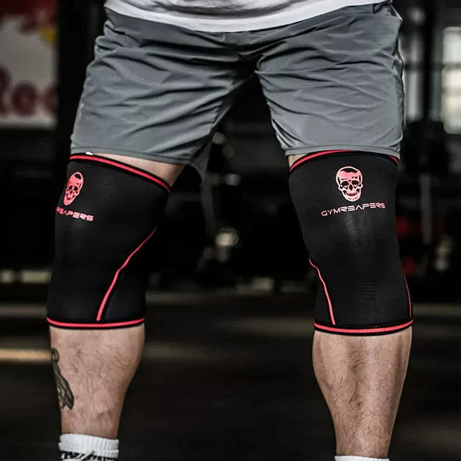 7mm Knee Pads Fitness Squatting Sports Protective Elasticity Hard Pulling Powerlifting Training Bodybuilding Knee Protector