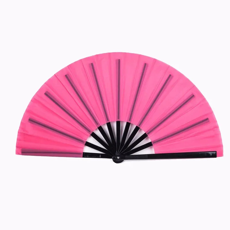 Boots on The Ground Clack Fan, 2025 New Large Holographic Folding Hand Line Dance Popping Fan,Clap Fans for Line Dancing