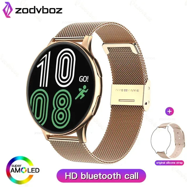 New Original Ultra Thin Women SmartWatch 1.32"AMOLED Display HD 466*466 Always Show Time Call Reminder for Women Smartwatch gift