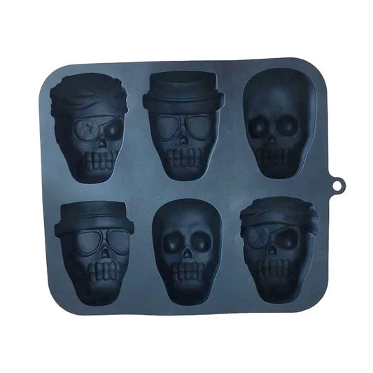 3D Skull Baking Cake Mold for Halloween ,Ice mold,Food Grade Silicone DIY Large Skull Cake Pan,Halloween Decor Birthday Party