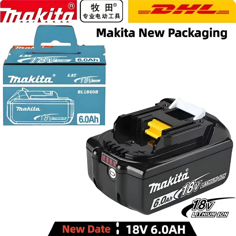 Authentic Makita 18v 6000mAh Battery BL1850 BL1880 BL1860B LXT400 Electric Tool Makita 18v Battery Rechargeable Lithium ion