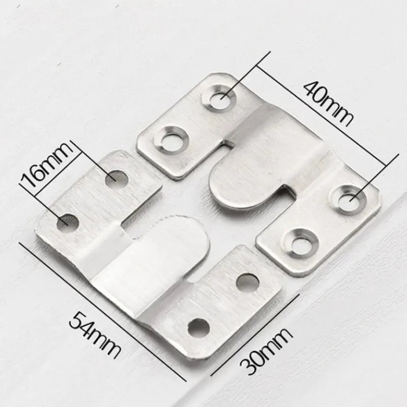 10PCS Universal Mounting Hooks Heavy Duty Wall Hanger Bracket for Pictures Frames Furniture Home Decor Storage