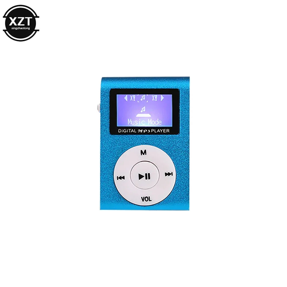 Mini MP3 Portable TF Card SD Card Slot Metal Clip USB Sport Digital Music Walkman Lightweight For Sports Running Citywalk