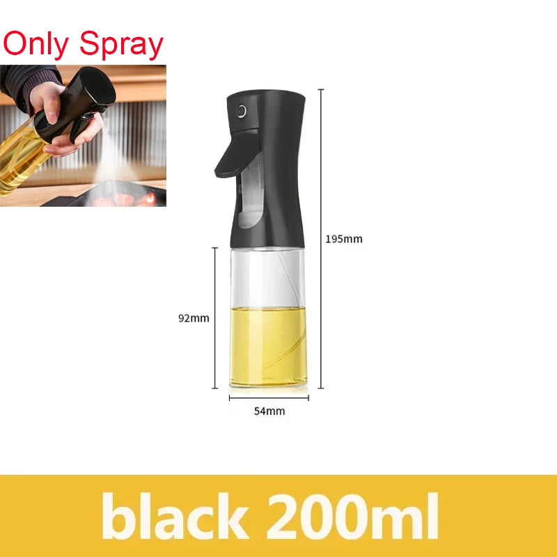 Oil Sprayer Kitchen Spray Oil Polisher 2in1 500ml Plastic Oil Sprayer Bottle Spray Dispenser Cruet BBQ Kitchen Baking Roasting