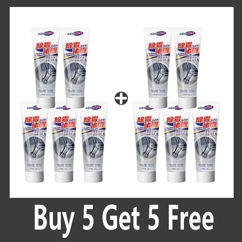 1/3/5/10Pcs Mold Remover Gel Anti-Mold Cleaning Gel For Kitchen Bathroom Washing Machine Refrigerator Rubber Ring Removing Mold
