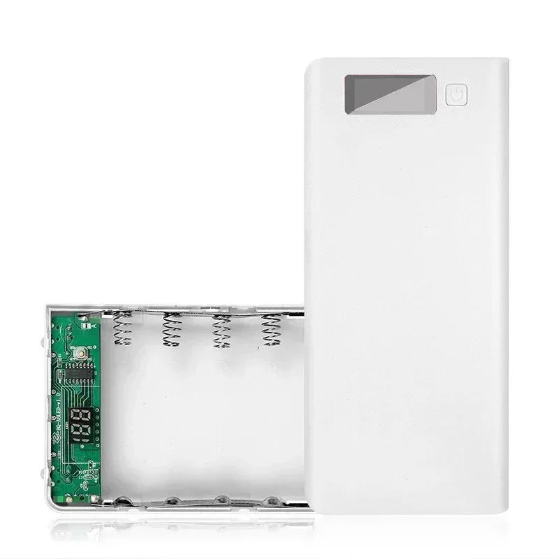 Dual USB Power Bank Battery Box Case 8*18650 LED DIY Shell Case Charging Storage Battery Holder Mobile Phone Charger For Xiaomi