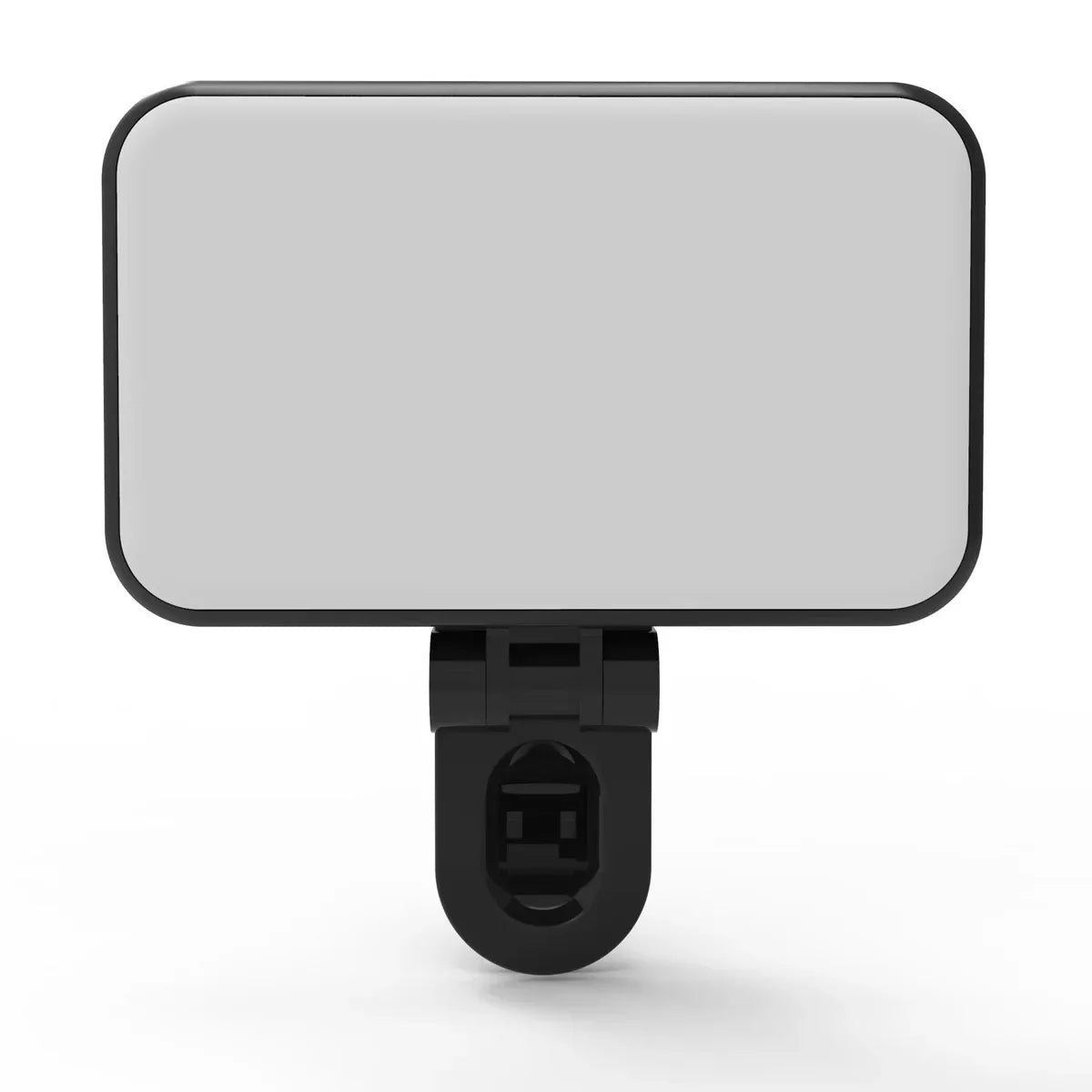 Mini Rechargeable Selfie Fill Light - 3 Color Modes, Adjustable Brightness, Clip-on LED Light for Mobile Phones & Computers