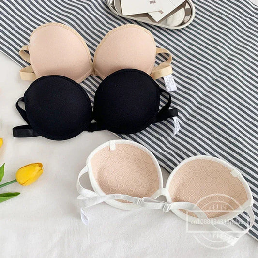 Strapless Lace Bras for Women Sexy Lingerie Backless Invisible Wireless Bralette 1/2 Cup Push Up Underwear Girls Backless Bras