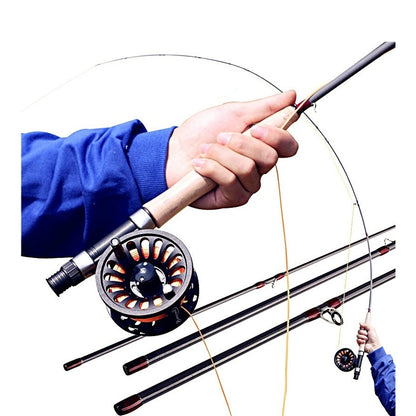 [Fly Fishing Rod Reel Set] Sougayilang Fly Fishing Rod Reel Set Fly Fishing Pole with Reel Combo Fly Tackle