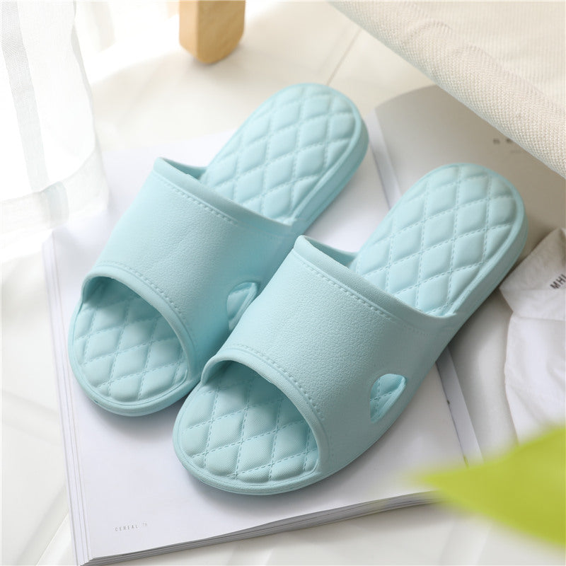 Feeling of stepping on excrement EVA men's and women's bathroom spring and summer home soft bottom household indoor bath sandals and slippers Outdoor
