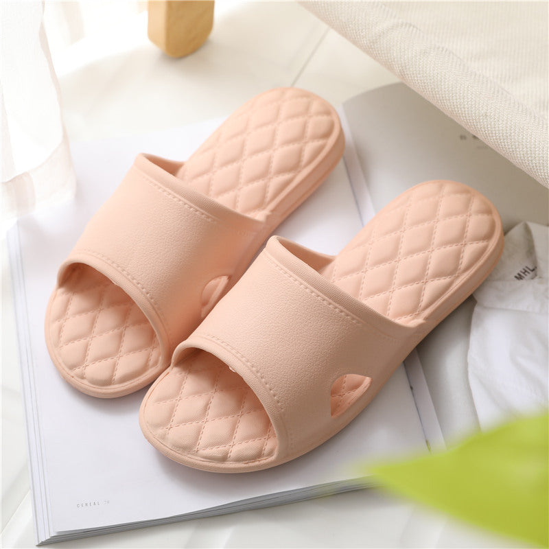 Feeling of stepping on excrement EVA men's and women's bathroom spring and summer home soft bottom household indoor bath sandals and slippers Outdoor