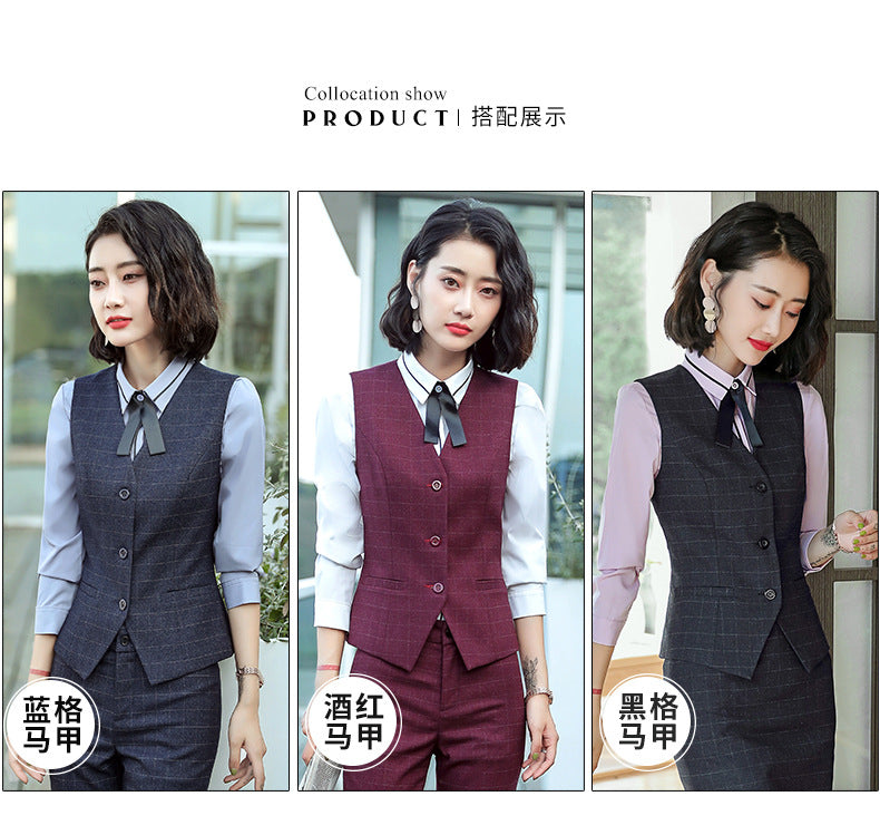 Professional Suit for Women 2024 New Plaid Formal Suit for Women, Small Suit, Fashionable Elegant, Business Elegant Suit for Women