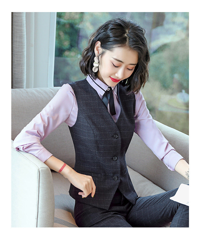 Professional Suit for Women 2024 New Plaid Formal Suit for Women, Small Suit, Fashionable Elegant, Business Elegant Suit for Women