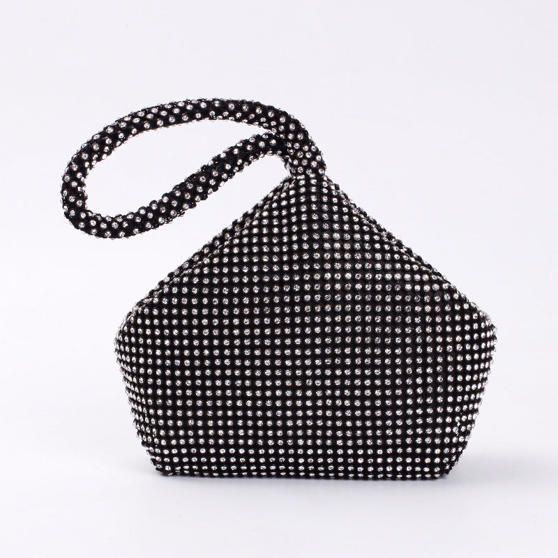 Cross-border Rhinestone Clutch Fashion Portable Cosmetic Bag Mine Bag Women's European and American Style Evening Bag Handbag